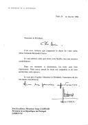 Mensagem de condolências do Presidente da República Francesa, Jacques Chirac, endereçada ao Presidente da República Portuguesa, Jorge Sampaio, pela morte da sua mãe.