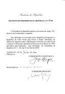 Decreto que ratifica a Convenção entre a República Portuguesa e a República de Cabo Verde para Evitar a Dupla Tributação e Prevenir a Evasão Fiscal e respetivo Protocolo, assinados na Praia em 22 de março de 1999.