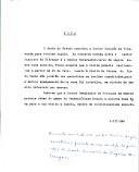 Nota relativa à visita a Angola do Marquês de Villaverde, genro do Generalíssimo Franco, a convite do Chefe de Estado português.