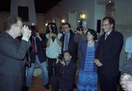 Deslocação do Presidente da República, Jorge Sampaio, ao Restaurante Cozinha Velha, em Queluz, onde procede à atribuição dos Prémios Gazeta de Jornalismo, a 4 de junho de 1997