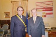 Audiência concedida pelo Presidente da República, Jorge Sampaio, ao Embaixador de Portugal em Túnis, a 13 de fevereiro de 2003