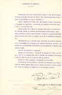 Decreto de alteração da data de reunião dos colégios eleitorais, conforme o artº 2º do decreto nº 7:781, que fixou o dia 11 de dezembro de 1921, para o dia 8 de janeiro de 1922.       