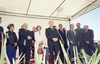 Inauguração pelo Presidente da República, Jorge Sampaio, da Rua Prof. César de Oliveira, no Bairro do Lumiar, a 29 de maio de 2000