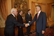 O Presidente da República, Aníbal Cavaco Silva, recebe em audiência o Partido Social Democrata, a 15 de junho de 2011