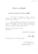 Decreto que revoga, por indulto, a pena acessória de expulsão do País aplicada a Adelino Lopes Tavares, no Proc.º n.º 136/91, da 2.ª Secção do 3.º Juízo do Criminal Tribunal Judicial de Almada. 