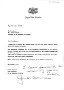 Carta do Presidente de Estado da República da Letónia, Guntis Ulmanis, dirigida ao Presidente da República de Portugal, Jorge Sampaio, agradecendo a forma calorosa com que foi recebido, em Lisboa, por ocasião da Cimeira da OSCE.