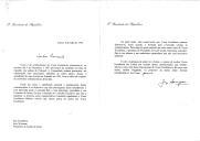 Carta do Presidente da República, Jorge Sampaio, dirigida ao Presidente do Estado de Israel, Ezer Weizman, endereçando-lhe convite para uma deslocação a Lisboa para co-presidir às cerimónias comemorativas do 500º aniversário da assinatura do édito de expulsão dos judeus de Portugal, a terem lugar no dia 5 de dezembro de 1996.