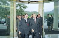 Deslocação do Presidente da República, Jorge Sampaio, ao Hotel Caesar Park (Penha Longa - Sintra), onde preside à Conferência Ministerial do "O Grupo Pompidou", a 12 de outubro de 2000