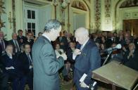 Deslocação do Presidente da República Jorge Sampaio à Embaixada da República Francesa, por ocasião da condecoração do Prof. Doutor Eduardo Lourenço, a 24 de janeiro de 2002
