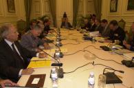 O Presidente da República, Jorge Sampaio, preside à reunião do Conselho Superior de Defesa Nacional, a 21 de outubro de 2004