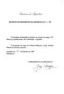 Decreto que exonera do cargo de Primeiro Ministro o Engº António Manuel de Oliveira Guterres.
