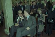 Deslocação do Presidente da República, Jorge Sampaio, ao Palácio Galveias, para o Lançamento do livro "A Terceira Rosa", de Manuel Alegre,  a 26 de novembro de 1998