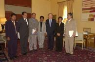 Audiência concedida pelo Presidente da República, Jorge Sampaio, à Comissão de Negócios Estrangeiros, Defesa e Segurança Nacionais do Parlamento Nacional de Timor-Leste, a 10 de abril de 2003