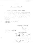 Decreto de nomeação do ministro plenipotenciário António Augusto Gonçalves Lopes da Fonseca para exercer o cargo de Embaixador de Portugal em Montevideu [Uruguai]. 