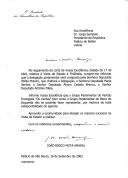 Carta do Presidente da Assembleia da República, João Bosco Mota Amaral, dirigida ao Presidente da República, Jorge Sampaio, informando da composição da delegação parlamentar que acompanhará o Presidente na sua Visita de Estado à Finlândia.