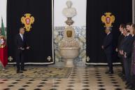 O Presidente da República Marcelo Rebelo de Sousa recebe, no Palácio de Belém, o Primeiro-Ministro e os membros do Governo que lhe apresentam cumprimentos, a 23 março 2016