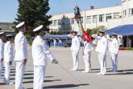 O Presidente da República e Comandante Supremo das Forças Armadas, Marcelo Rebelo de Sousa, preside à Cerimónia de Juramento de Bandeira e Entrega de Espadas aos Aspirantes do Curso “Jorge Álvares” da Escola Naval, a 27 de setembro de 2019