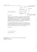 Carta de Fidel Castro Ruz, presidente do Conselho de Estado e do Governo da República de Cuba, dirigida ao Presidente da República, General Ramalho Eanes, remetendo o seu discurso, proferido nas Nações Unidas, na sua qualidade de presidente do Movimento dos Países Não Alinhados, em 12 de outubro de 1979. 