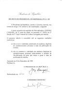 Decreto que revoga, por indulto, a pena acessória de expulsão do País aplicada a Afonso Camará, de 21 anos de idade, no processo nº 140/95 da 2ª Secção da 2ª Vara Criminal de Lisboa.
