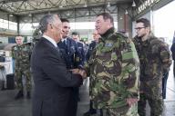 O Presidente da República e Comandante Supremo das Forças Armadas Marcelo Rebelo de Sousa, visitou, em Beja, a Base Aérea N.º 11 (BA11), a 5 de março de 2018.