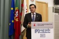 O Presidente da República Marcelo Rebelo de Sousa participa na sessão de lançamento da Agenda Solidária IPO 2017, a 23 novembro 2016