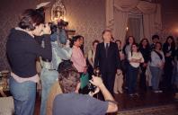 Audiência concedida pelo Presidente da República, Jorge Sampaio, aos alunos do Curso de Comunicação Social do Instituto Politécnico de Tomar, a 17 de maio de 2000