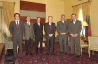 Audiência concedida pelo Presidente da República, Jorge Sampaio, a uma delegação da Ordem dos Farmacêuticos, com o Bastonário José Aranda da Silva, a 8 de abril de 2003