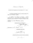 Decreto que nomeia, sob proposta do Governo, o ministro plenipotenciário de 1.ª classe, António Félix Machado de Faria e Maya, para o cargo de Embaixador de Portugal em Santiago do Chile.