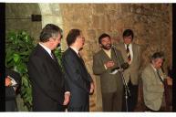 O Presidente da República, Jorge Sampaio, entrega os "Prémios Gazeta de Jornalismo", no Castelo de São Jorge, a 20 de junho de 1996