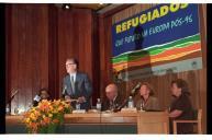 O Presidente da República, Jorge Sampaio, preside à Sessão de Abertura do Congresso Internacional «Refugiados: Que Futuro na Europa Pós-96», organizado pelo CPR, em cooperação com a ACNUR, na Fundação Calouste Gulbenkian, a 4 de junho de 1996
