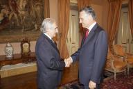 O Presidente da República, Aníbal Cavaco Silva, recebe em audiência o Secretário-Geral da União Latina, Embaixador José Luis Dicenta, a 17 de novembro de 2009