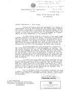Carta do Presidente da República de Cabo Verde, Aristides Pereira, dirigida ao General Francisco da Costa Gomes, Presidente da República Portuguesa, relativa ao recomeço das negociações do processo de descolonização, após a proclamação de independência em 5 de julho de 1975.