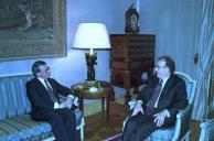 Audiência concedida ao Presidente do Tribunal Administrativo, Manuel Serra, a 17 de novembro de 1997