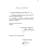 Decreto que exonera, a seu pedido e sob proposta do Primeiro Ministro, o Sr. Armando António Martins Vara do cargo de Ministro da Juventude e do Desporto.