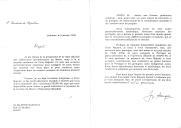 Carta do Presidente da República, Jorge Sampaio, endereçada ao Rei Hassan II de Marrocos, relativa à sua próxima visita oficial a Marrocos e convidando-o a estar presente na inauguração oficial da EXPO 98 no dia 21 de maio de 1998.