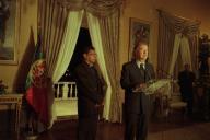 Jantar oferecido pelo Presidente da República, Jorge Sampaio, em honra do Bispo D. Carlos Ximenes Belo, no Palácio de Belém, a 10 de setembro de 1999