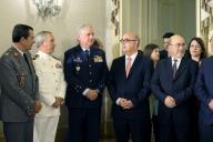 O Presidente da República Marcelo Rebelo de Sousa condecora, em cerimónia realizada no Palácio de Belém, diversas personalidades militares e civis, a 9 de outubro de 2018 