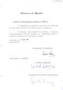 Decreto de nomeação do ministro plenipotenciário Filipe Orlando de Albuquerque para exercer o cargo de Embaixador de Portugal em Lagos [Nigéria]. 