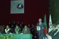 Deslocação do Presidente da República, Jorge Sampaio, ao Instituto Superior de Agronomia, por ocasião da sessão solene de encerramento das comemorações do 70º aniversário da Universidade Técnica de Lisboa, a 4 de junho de 2001