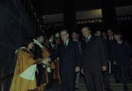 Deslocação do Presidente da República, Jorge Sampaio, à Câmara Municipal do Porto, onde preside às cerimónias comemorativas da Declaração do Centro Histórico do Porto como Património Mundial, a 14 de dezembro de 1996