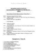 Programa da deslocação do Presidente da República a Lisboa - "Solenes Exéquias do Cardeal Patriarca, D.António Ribeiro"