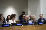 À margem da 74.ª Assembleia Geral das Nações Unidas, o Presidente da República Marcelo Rebelo de Sousa participa na Sessão de abertura do evento UNESCO “O Futuro da Educação” realizado na sede da ONU em Nova Iorque, a 25 de setembro de 2019