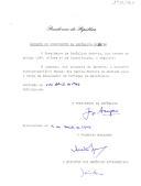 Decreto de nomeação do ministro plenipotenciário Manuel dos Santos Moreira de Andrade para exercer o cargo de Embaixador de Portugal em Helsínquia [Finlândia]. 
