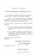 Decreto que revoga, por indulto, a pena acessória de expulsão do País aplicada a Alberto Bendane, de 41 anos de idade, no processo nº 133/93 do Tribunal de Círculo do Barreiro.