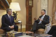 O Presidente da República, Aníbal Cavaco Silva, recebe em audiência o Vice-Presidente da Comissão Europeia, Antonio Tajani, a 26 de outubro de 2012