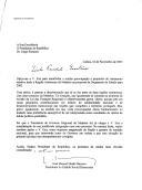 Carta de José Manuel Durão Barroso, Presidente do Partido Social Democrata, dirigida ao Presidente da República, Dr. Jorge Sampaio, manifestando a sua "preocupação a propósito do tratamento relativo dado à Região Autónoma da Madeira na proposta de Orçamento do Estado para 2002".