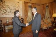 O Presidente da República, Aníbal Cavaco Silva, recebe em audiência o Embaixador Manuel Lobo Antunes que iniciou funções como representante diplomático de Portugal em Roma, Itália, a 18 de abril de 2012