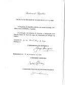 Decreto que exonera, sob proposta do Governo, o embaixador José Manuel Duarte de Jesus, do cargo de Embaixador de Portugal em Ottawa [Canadá].