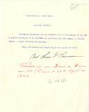 Decreto de nomeação de Agnelo Portela para exercer o cargo de Ministro da Marinha.  