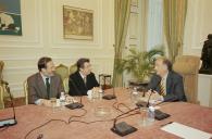 Audiência concedida pelo Presidente da República, Jorge Sampaio, a uma delegação do Partido Socialista, a 18 de abril de 2005